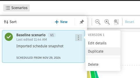 Duplicate a scenario