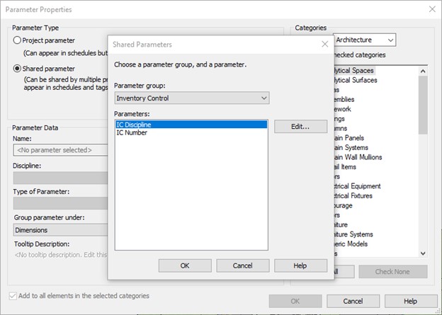 Task 2: Add Shared Parameters to Projects