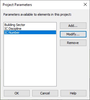 Task 2: Add Shared Parameters to Projects