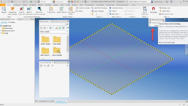 The Floor and Grid Settings