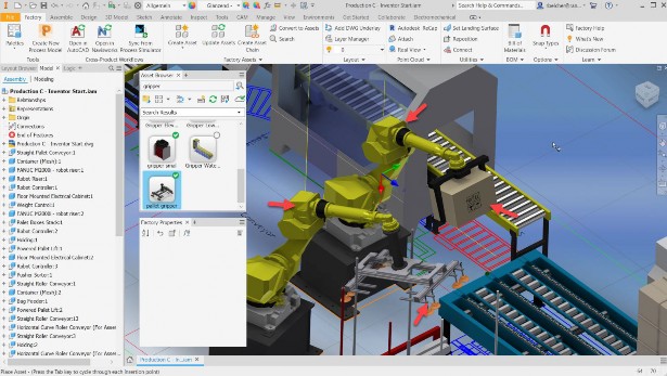 Placing two additional Fanuc robots on the risers