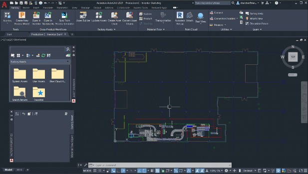 Reviewing the updated AutoCAD file