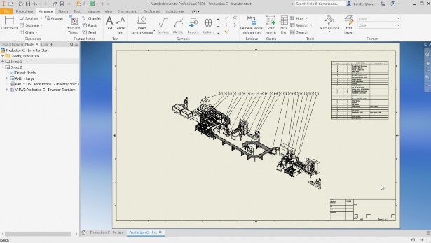 Starting a new sheet and creating an isometric view