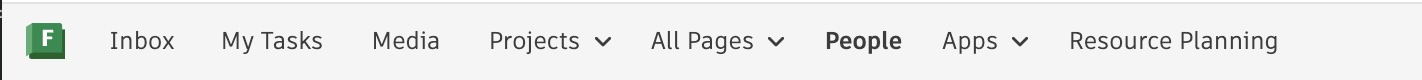 Flow Production Tracking Inbox in the navigation bar