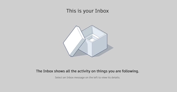 Screenshot of Inbox screen in ShotGrid