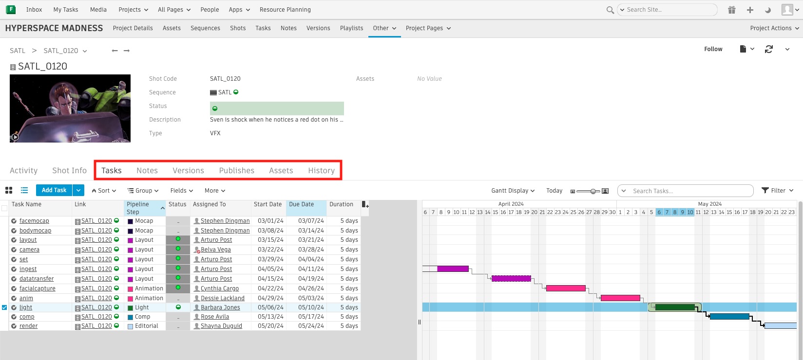 Customized which entities tabs are displayed, from the Page Settings menu