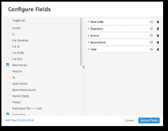 Configure Fields