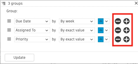 Add or remove additional fields