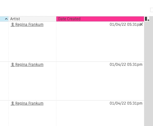 Header width example