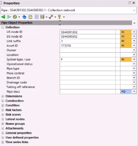 The open Object Properties window.
