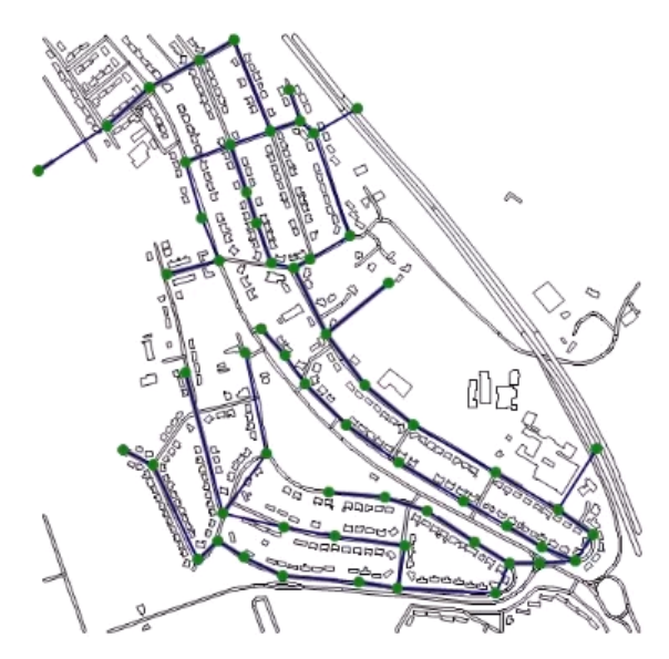 The GIS layer displayed on the GeoPlan.