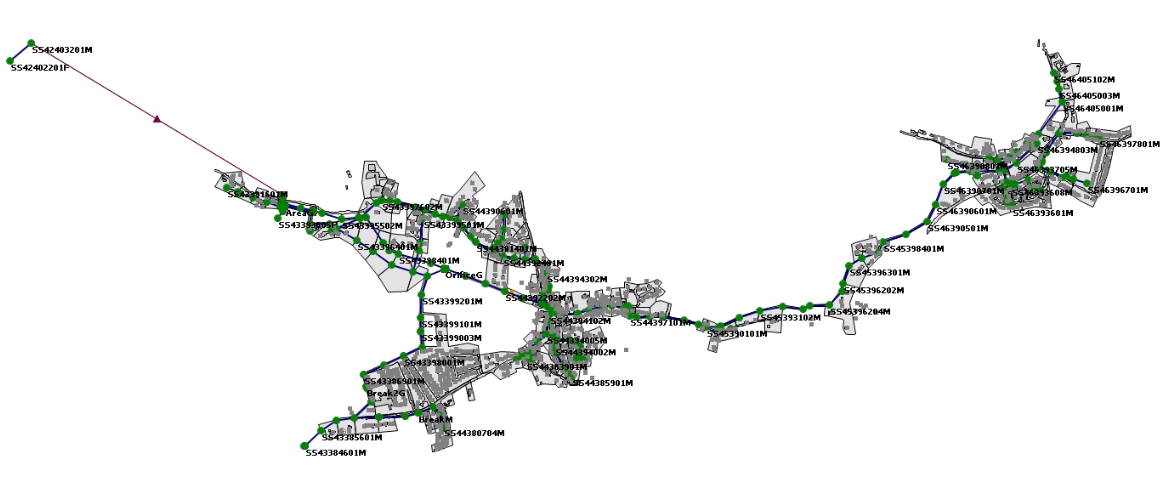 The GeoPlan, with node labels applied.
