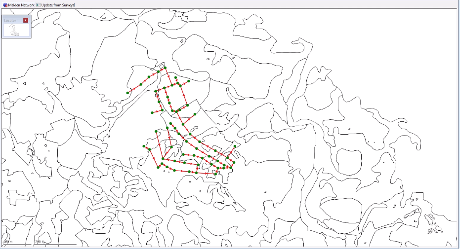 The GeoPlan with the background layers added.