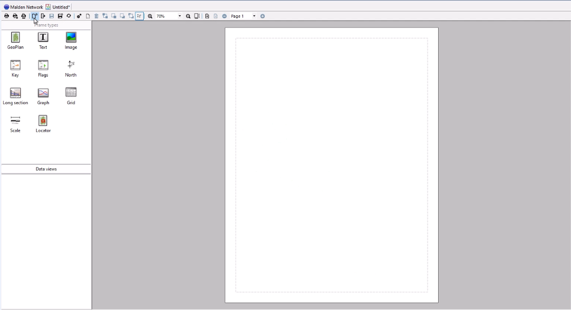 An example of a Print Layout View.