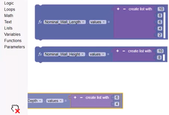 A block being dragged and dropped onto the Block Libraries pane.