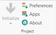 Project settings in the InfoWater Pro tab.