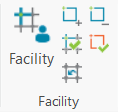 Facility settings in the InfoWater Pro tab.