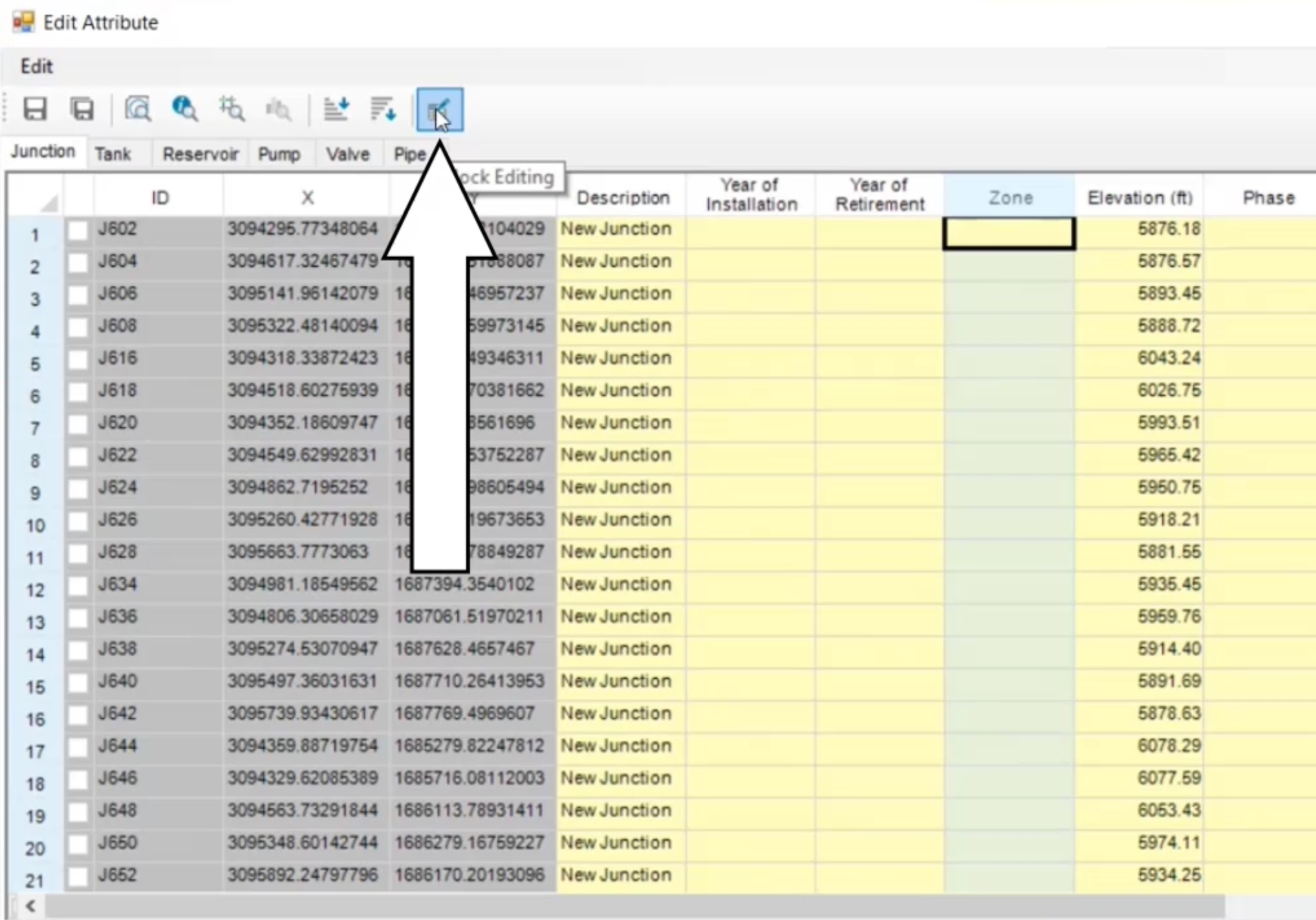 Digitizing and configuring model features - Adding modeling data manually