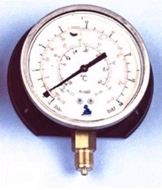 A stock image of a pressure gauge.