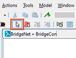 The Tools toolbar, with the Select tool highlighted in red.