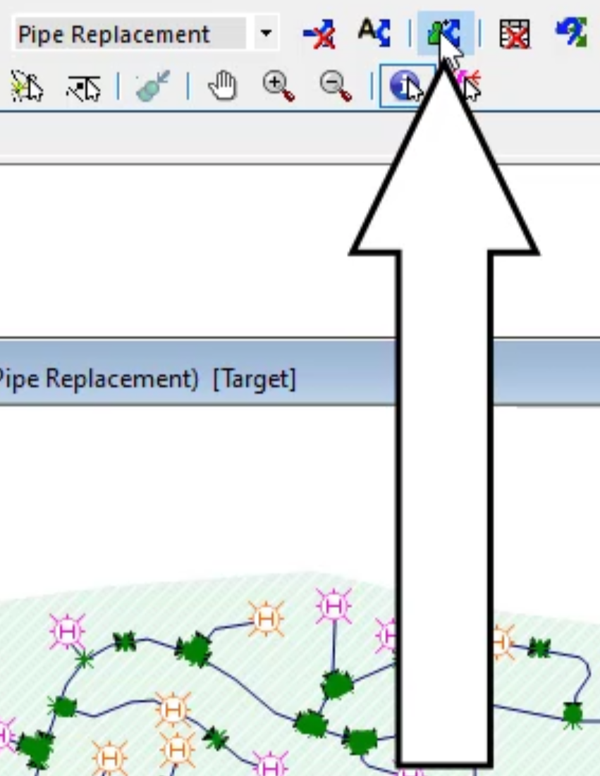 The Scenarios toolbar with the Manage scenarios command called out and selected.