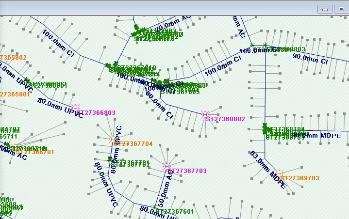 The updated GeoPlan displaying the user-defined labels.