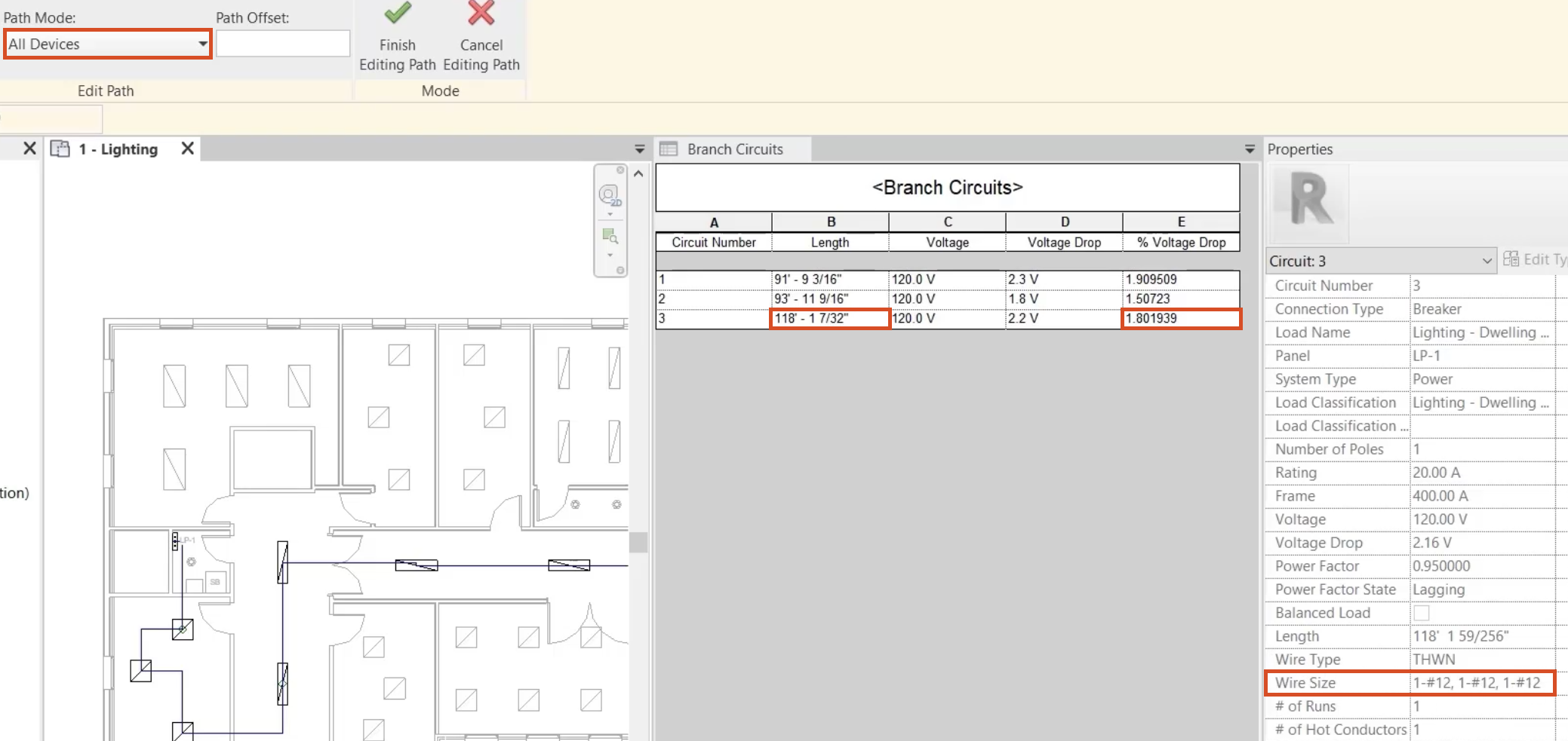 In the Calculated Value dialog box, the settings configured for this example, with OK selected.