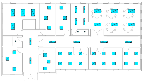 In the view 1 – Lighting, the view filters updated to show all lighting circuits connected to the same phase.