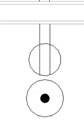 In the view, the offset symbol for the fire alarm break glass unit symbol is easily distinguishable from the receptacle symbol.